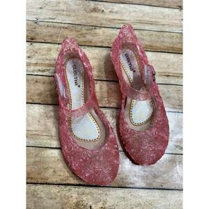 Guguyeah Pink Mary Jane Jelly Shoes EU 28/ US 9 (fits like Mini Melissa 10)